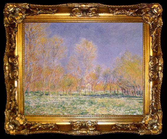 framed  Claude Monet Springtime at Giverny, ta009-2